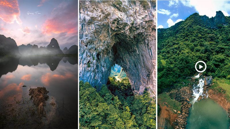 Visit Cao Bag, Vietnam to experience the magnificent splendor of the Amazing Angel Eye Peak