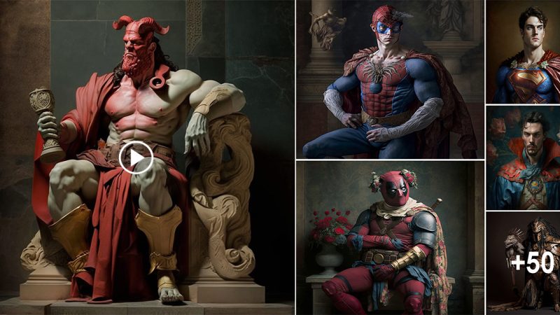 Superhero Renaissance Style