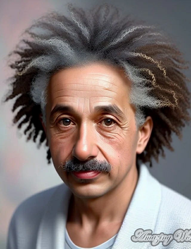 Albert Einstein from the perspective of AI