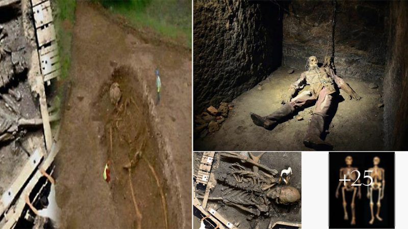 A sizable, fully dressed skeleton has been discovered by archaeologists in Romania.