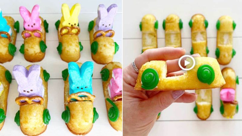 How To Make This Cute Easter Peeps Race Car Treat