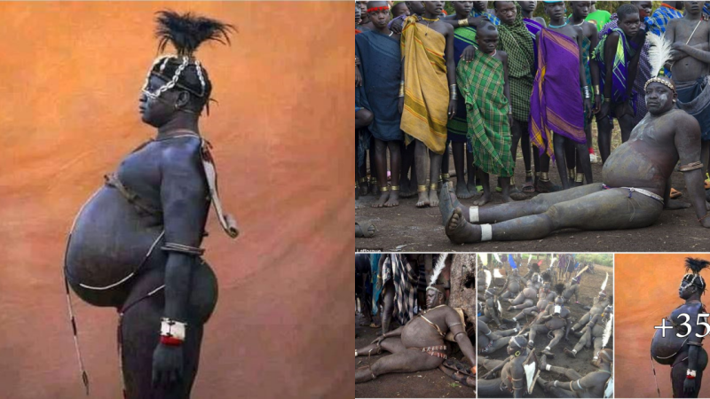 Strange Tribes in Africa: Fattening Men and Making Big Belly Men Respect