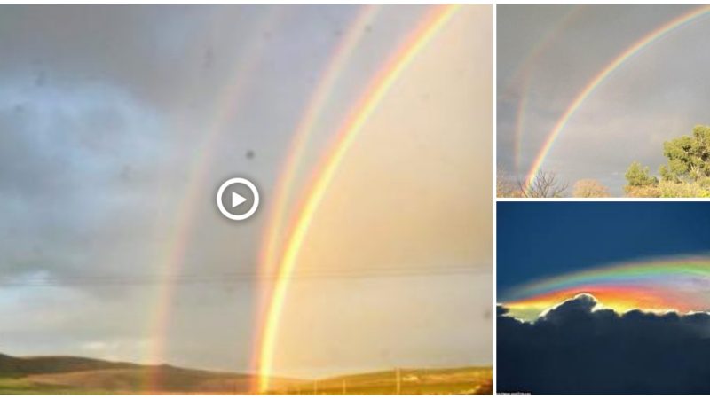 The surprise of the triple rainbow and the unimaginable phenomenon behind it