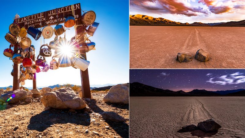 Visit Playa Death Valley Racetrack.Some of the rocks move on their own at Death Valley