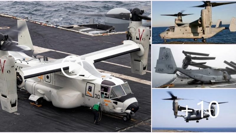 CMV-22B aircraft carrier delivery (COD) and other logistics missions of the United States Navy.