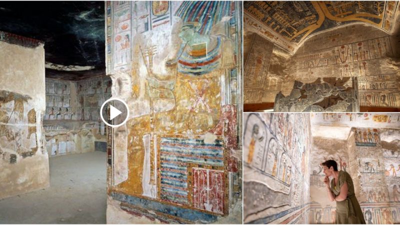 An Egyptologist has discovered a ‘subterranean paradise’ 138 meters beneath the Valley of the Kings.