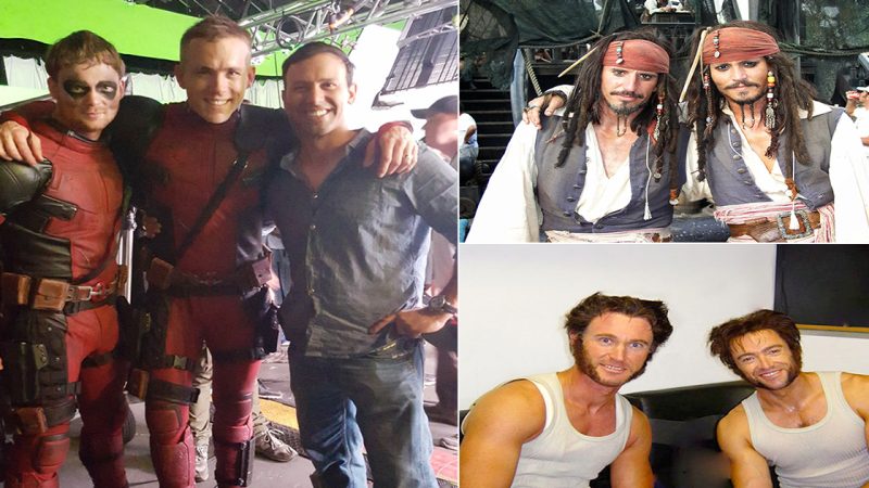 See Actors and Their Stunt Doubles, Side-by-Side