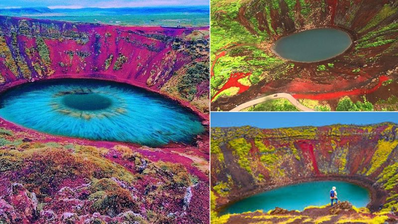 Kerið Crater – Beautiful volcanic lake in Iceland