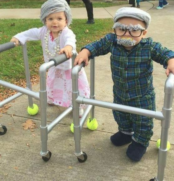 Adorable Images of Babies Dressing Up as Grandparents Delight Internet ...