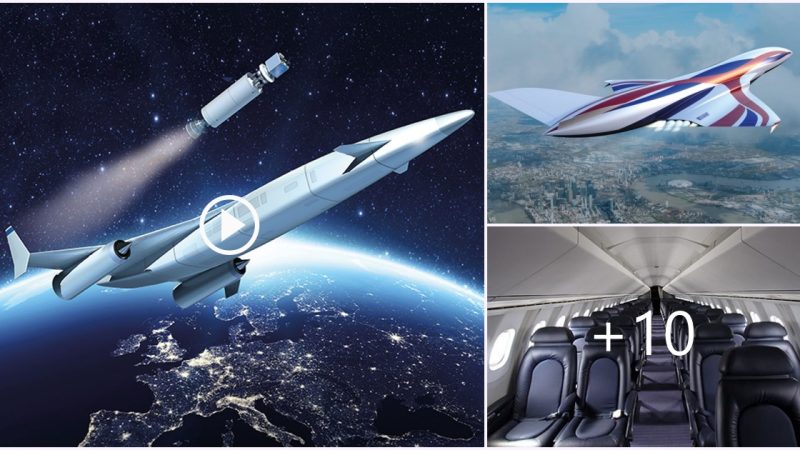 Future supersonic space plane time is no longer a barrier.