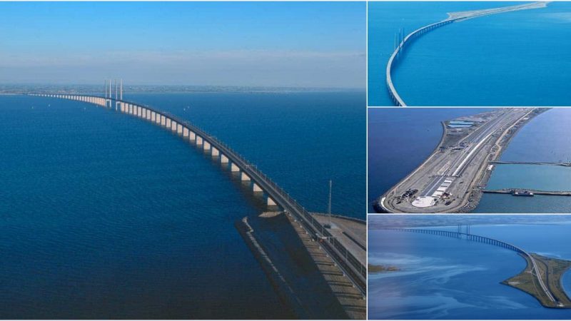 The Bridge That Comes From Sweden Turns Into A Tunnel Under The Sea And Reappears In Denmark; Both Countries United By This Wonderful Work Of Engineering