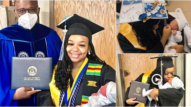 “Unforgettable moment”: Baby delivered hours before mother’s graduation ceremony