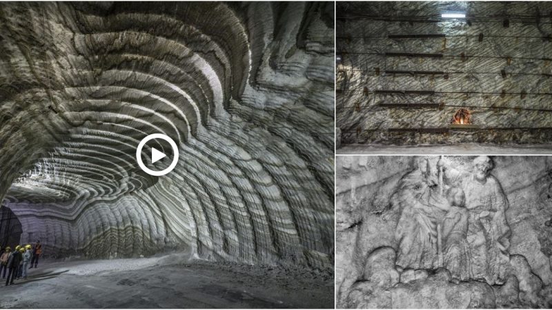 Realmonte, the salt cathedral is considered the main salt mine in the Sicily