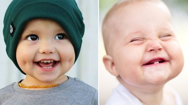 Baby’s laughter is the funniest music we hear in this world.