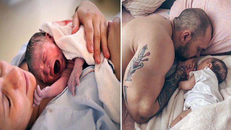 A Photographer Captured the Journey of Giving Birth to a School-Age Girl