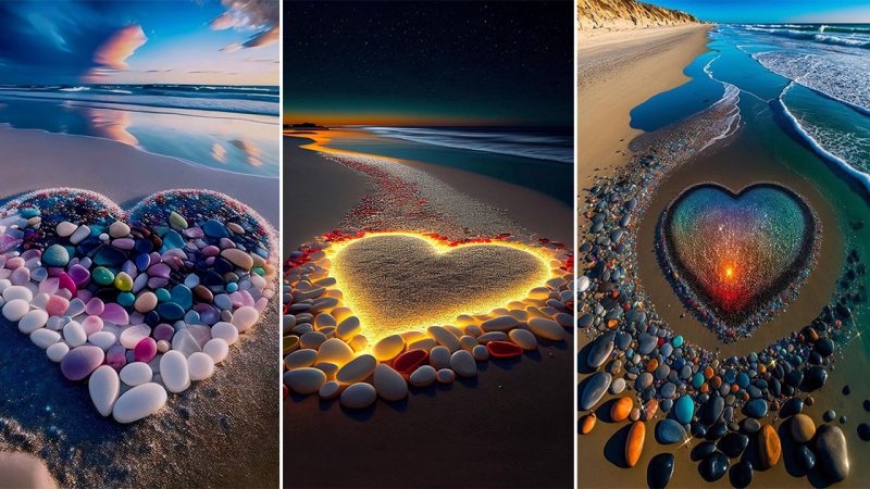 A Captivating Beach A Dreamlike Haven With a Heart of Pebbles