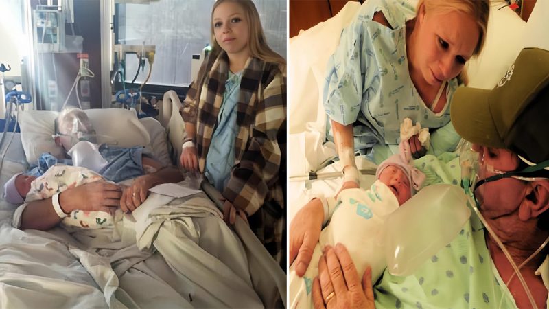 A father holds his newborn for 45 precious minutes, before the worst happens