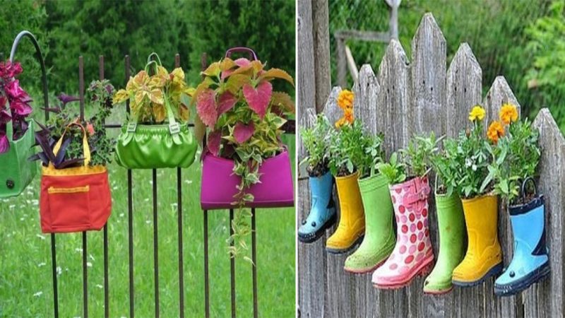 Planting flowers in the most special places – Great DIY ideas and photos