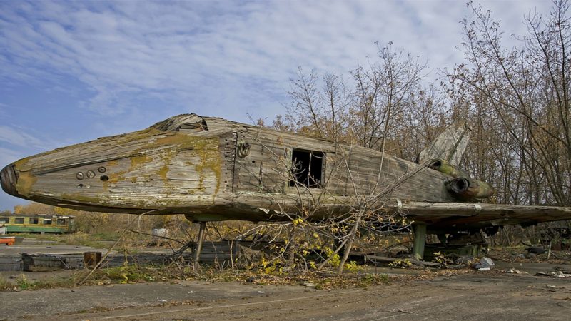 This Abandoned Wooden Spaceship from the Soviet Era Resembles an Epic Children’s Playground