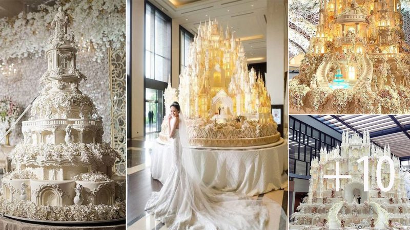 The Unbelievable Artistry of Wedding Cakes: Edible Masterpieces That Resemble Architectural Wonders