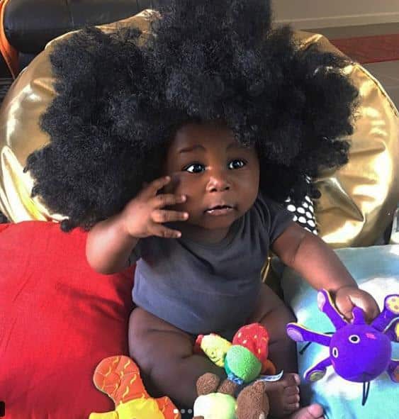 Heartwarming Portrait: 'World's Blackest Baby' Captivates Hearts and ...