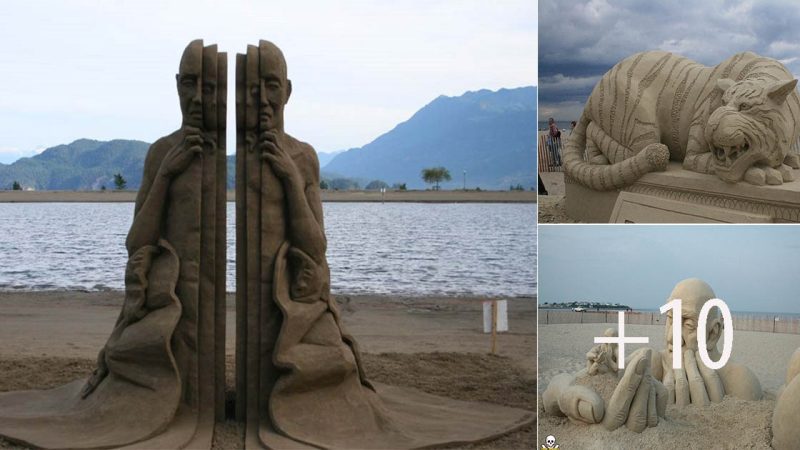 Sand Sculptures by Carl Jara: An Astonishing Journey of World-Class Artistry!