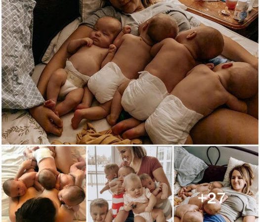 Juggling Parenthood: A Day in the Life of a Mother of Quadruplets and a Five-Year-Old