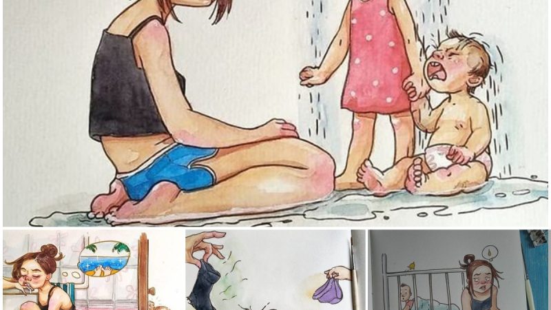 Only Moms Will Fully Appreciate These Drawings Of Everyday Life With Kids