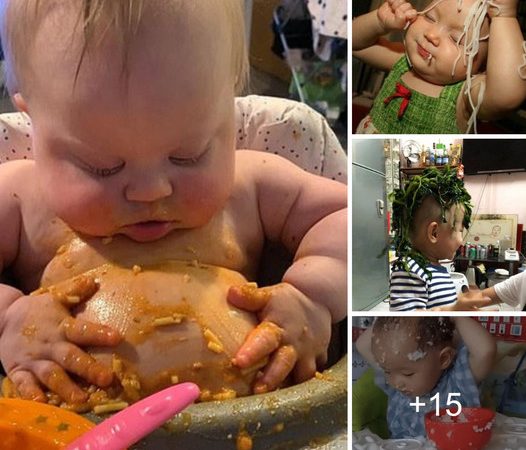 Delightful Photos of Babies and Their Adorable Feasts