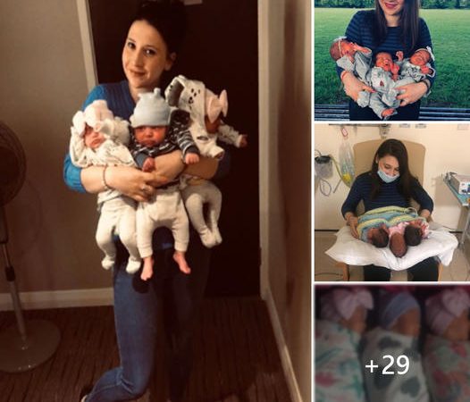 Miraculous Turn of Events: Unknowingly Pregnant Mum Welcomes Triplets During Lockdown