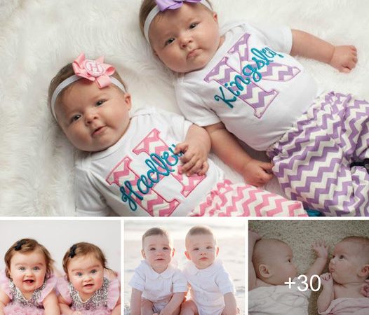 Captivating Cuteness: Adorable Twin Baby Couple Melting Hearts Everywhere!