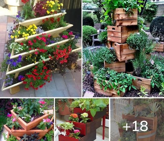 Enhance Your Outdoor Space with These 18 Stunning Tiered Planters