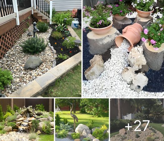27 Creative Small Rock Landscaping Ideas for a DIY One-Day Project