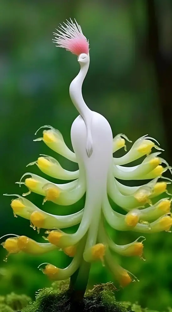 Enchanted by the Exquisite Flower Shapes Resembling Beautiful Birds.