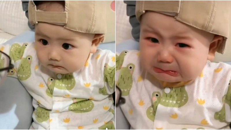 When Infants Shed Tears and Share Hugs: Utterly Adorable and Genuine Emotions.