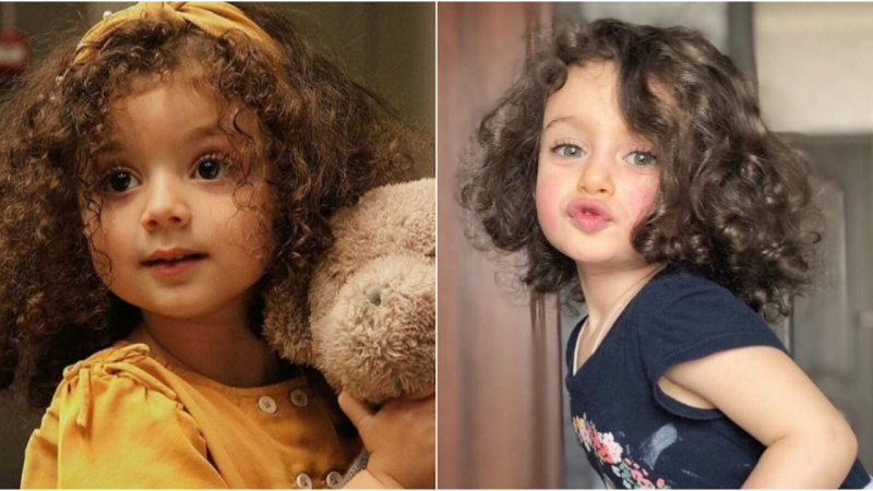 Curls of Charm: Unveiling the Enchantment of Cute, Curly-Haired Babies