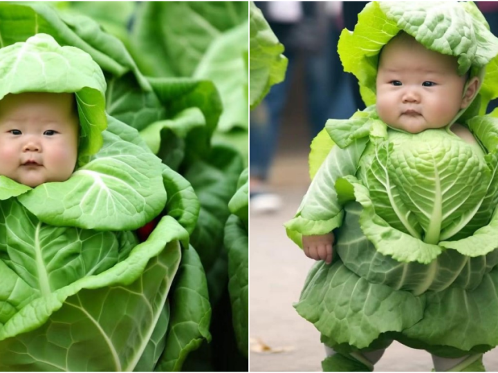 In the Enchanting Realm of Vegetables: Celebrating the Charms of Baby Cabbages