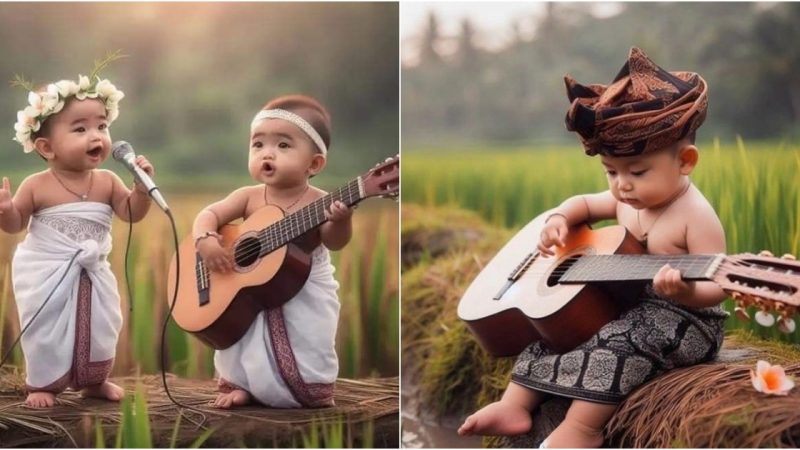 Harmonious Tales: A Baby’s Musical Odyssey, Weaving Dreams with Every Note