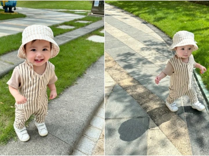 Adorable baby creates daring shenanigans on the lawn that makes everyone laugh