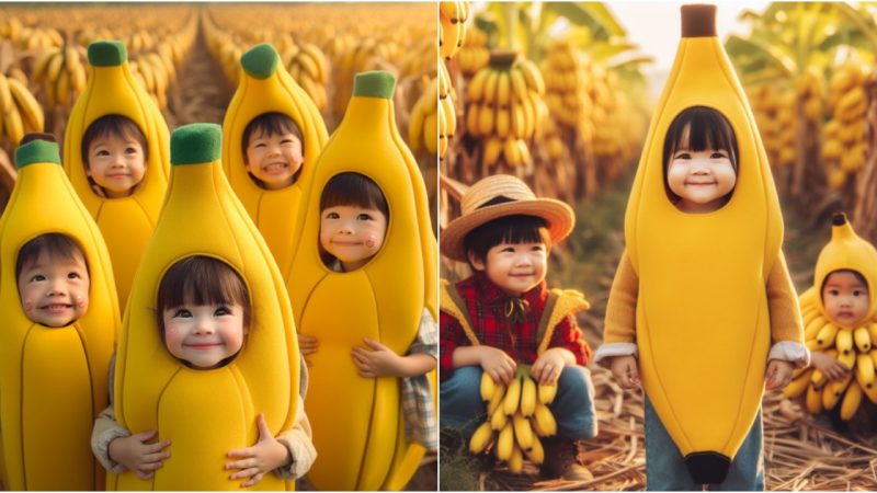 Banana Babies: A Burst of Delight in Incredibly Adorable Imagery. 