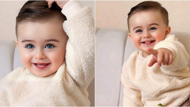 Golden Radiance: Unveiling the Allure of Pretty Baby’s Angular Features