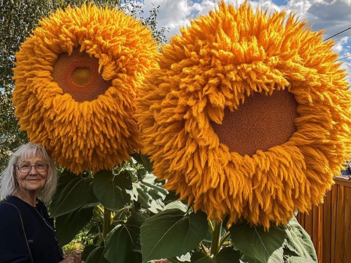 Teddy Bear Sunflower (Helianthus annuus ‘Teddy Bear’) adds vibrancy to your garden