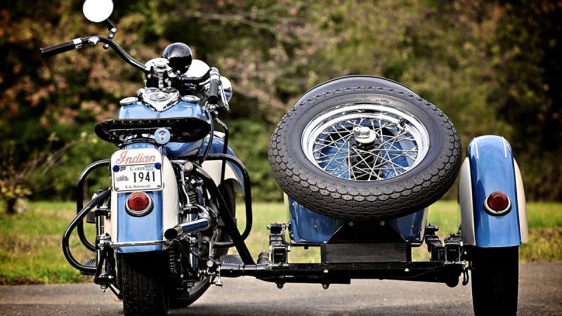 1941 Indian Four with Indian Sidecar