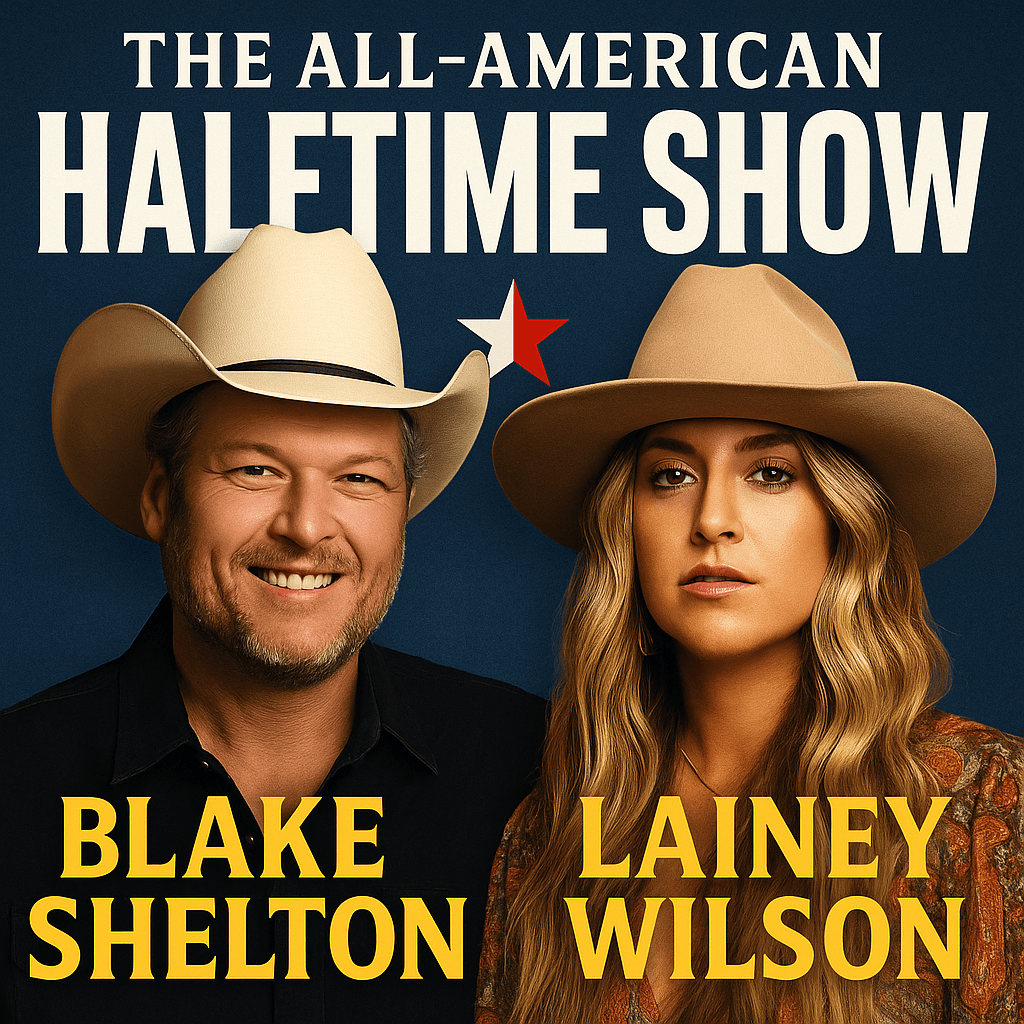 🔥 The “All-American Halftime Show”: Blake Shelton, Lainey Wilson, and the Faith-Fueled Rival the Super Bowl Never Saw Coming
