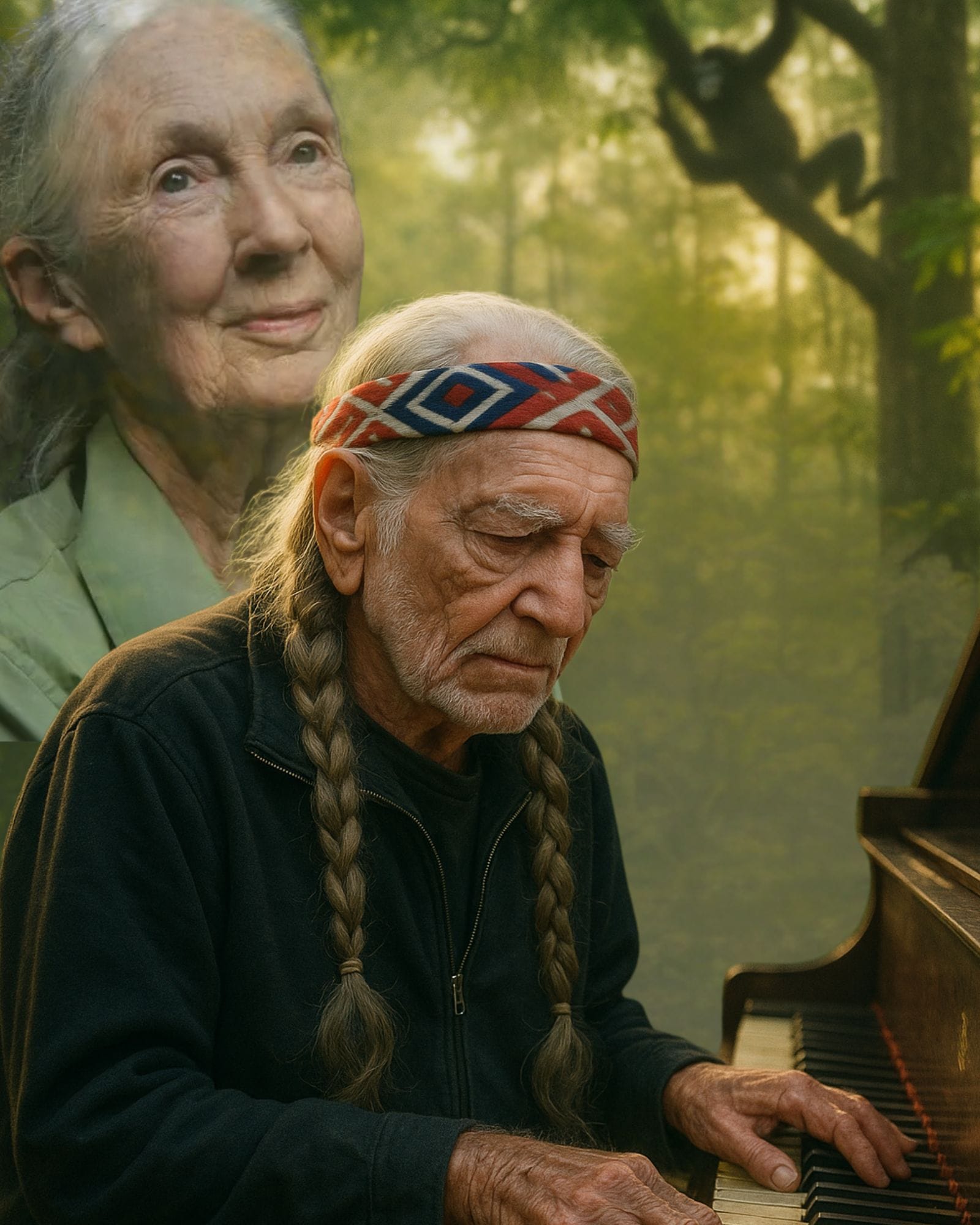 When the Forest Breathes Again: Willie Nelson’s Final Song for Jane Goodall