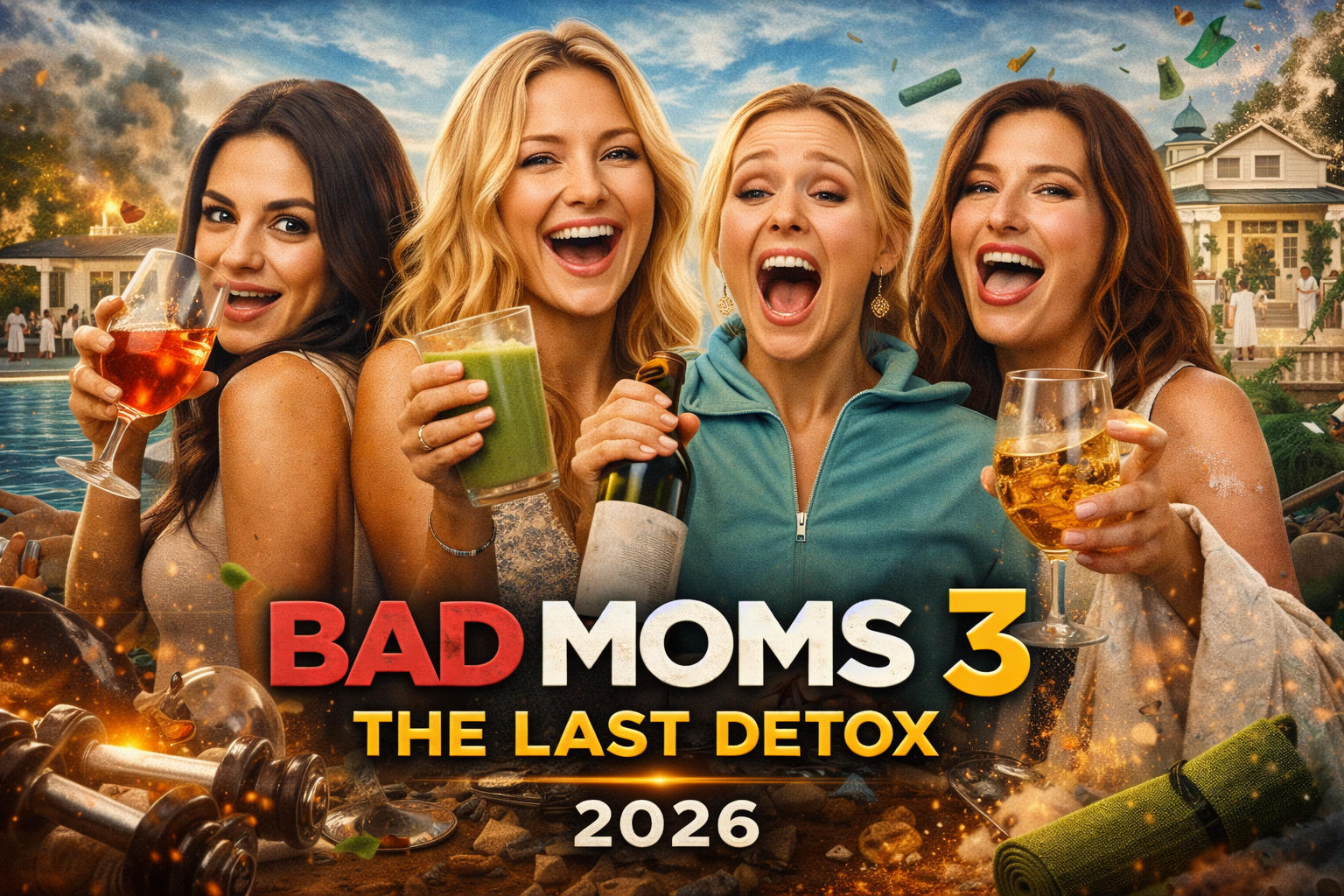 🍷 Bad Moms 3: The Last Detox (2026) – Chaos, Comedy, and One Last Wild Ride