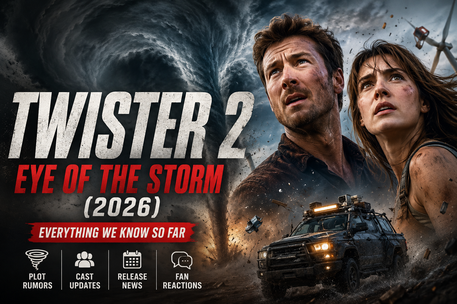 Twister 2: Eye of the Storm (2026) – Everything We Know So Far and What Fans Are Saying  The storm may not be over yet.
