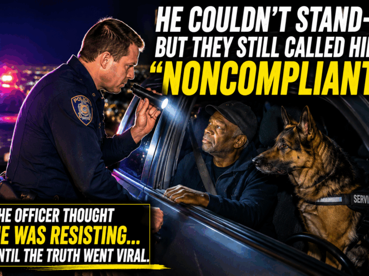 He Couldn’t Stand — But They Still Called Him “Noncompliant”