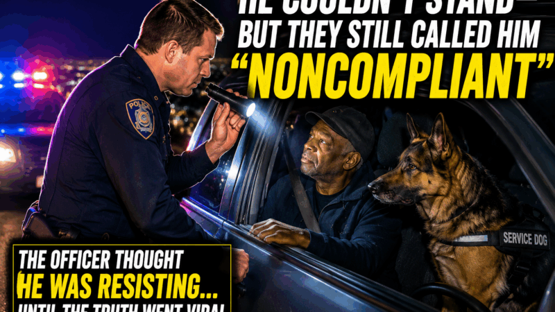 He Couldn’t Stand — But They Still Called Him “Noncompliant”