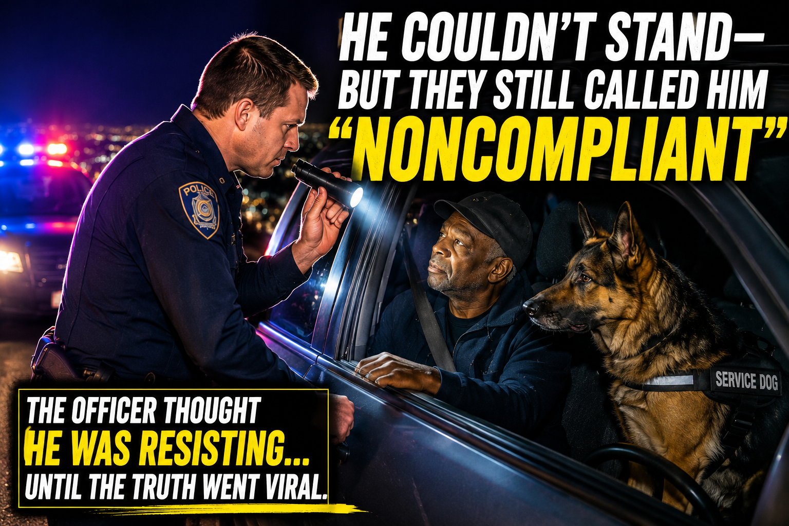 He Couldn’t Stand — But They Still Called Him “Noncompliant”